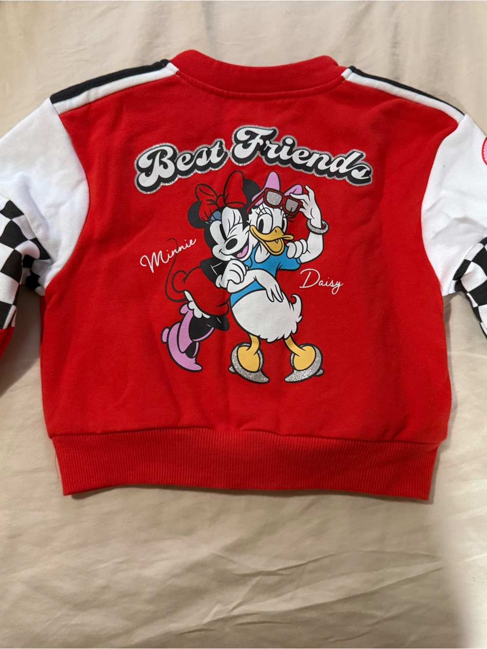 Disney Red Minnie & Daisy 'Best Friends' Graphic Sweatshirt